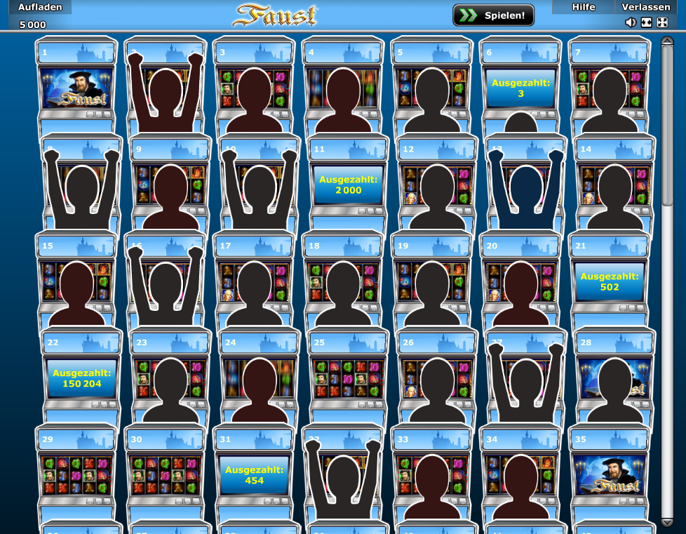 Stargames Automat Slot auswählen und Spieler über Schulter gucken